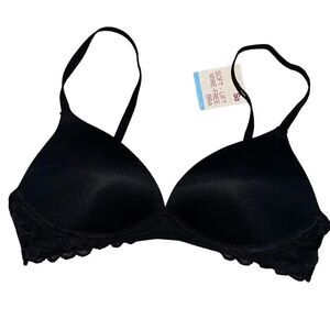 *New* SO Intimates  Size 34C Black Soft Lift Wire-Free Adjustable Bra